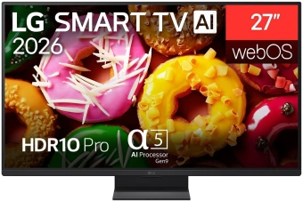 Телевизор LED LG 27" 27LB70006LA.ARU черный FULL HD 120Hz DVB-T DVB-T2 DVB-C DVB-S DVB-S2 USB WiFi Smart TV (RUS) - купить недорого с доставкой в интернет-магазине