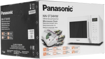 Микроволновая Печь Panasonic NN-ST34HWZPE 25л. 800Вт белый - купить недорого с доставкой в интернет-магазине