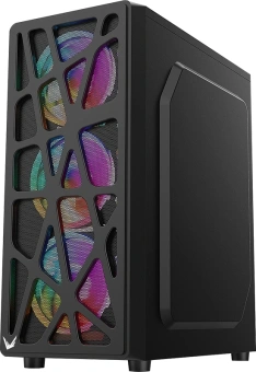 Корпус Formula Mana AR V2 черный без БП ATX 4x120mm 2xUSB2.0 1xUSB3.0 audio bott PSU - купить недорого с доставкой в интернет-магазине