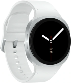 Смарт-часы Samsung Galaxy Watch 8 LTE 40мм 1.34" Super AMOLED корп.серебристый рем.серебристый (SM-L325FZSACAU) - купить недорого с доставкой в интернет-магазине