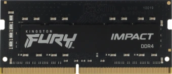 Память DDR4 16GB 3200MHz Kingston KF432S20IB/16 Fury Impact RTL PC4-25600 CL20 SO-DIMM 260-pin 1.2В single rank Ret - купить недорого с доставкой в интернет-магазине