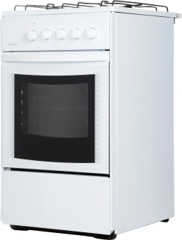 Плита Газовая Flama RG 24019 W белый (без крышки) реш.сталь - купить недорого с доставкой в интернет-магазине