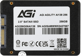 Накопитель SSD AGi SATA-III 256GB AGI256G06AI138 AI138 2.5" - купить недорого с доставкой в интернет-магазине