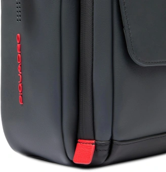 Сумка-мессенджер Piquadro Urban CA6802UB00/GRN с отделением для ноутбука 14" серая/черная натур.кожа - купить недорого с доставкой в интернет-магазине
