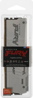 Память DDR5 16GB 6400MHz Kingston KF564C32BWEA-16 Fury Beast RGB RTL Gaming PC5-51200 CL32 DIMM 288-pin 1.4В dual rank с радиатором Ret - купить недорого с доставкой в интернет-магазине