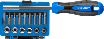 Набор отверточный Зубр 25216 16 предметов (жесткий кейс) - купить недорого с доставкой в интернет-магазине