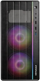 Корпус Formula Air Mesh G4 PLUS черный без БП mATX 1xUSB2.0 1xUSB3.1 audio - купить недорого с доставкой в интернет-магазине