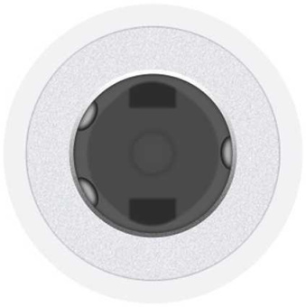 Переходник Apple MU7E2ZM/A Jack 3.5 (f)-USB Type-C (m) белый - купить недорого с доставкой в интернет-магазине