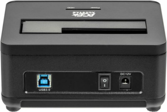 Док-станция для HDD AgeStar 3UBT7 SATA III USB3.0 пластик/алюминий черный 1 - купить недорого с доставкой в интернет-магазине