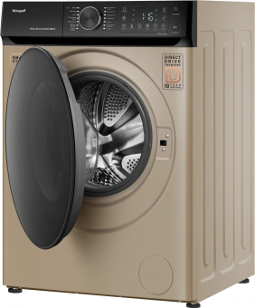 Стиральная машина Weissgauff WM 59411 Direct Drive Inverter Steam Champagne класс: A+++ загр.фронтальная макс.:11кг золотистый инвертор - купить недорого с доставкой в интернет-магазине