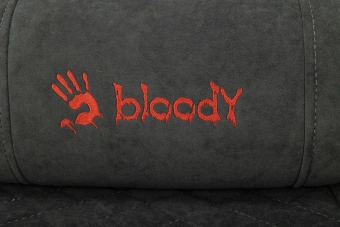 Кресло игровое A4Tech Bloody GC-660 серый Formula 968 искусственная замша с подголов. крестов. металл - купить недорого с доставкой в интернет-магазине