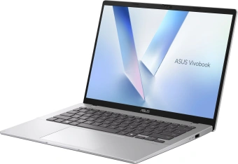 Ноутбук Asus VivoBook M1407KA-LY028 Ryzen AI 5 340 16Gb SSD512Gb AMD Radeon 14" IPS WUXGA (1920x1200) без ОС silver WiFi BT Cam (90NB15H3-M000X0) - купить недорого с доставкой в интернет-магазине