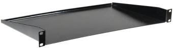 Полка стационарная ITK RS05-280M-R 1U нагр.:20кг. 19" 280мм черный (упак.:1шт) - купить недорого с доставкой в интернет-магазине