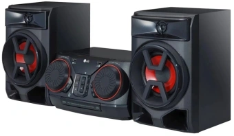 Минисистема LG CK43N черный 300Вт FM USB BT - купить недорого с доставкой в интернет-магазине