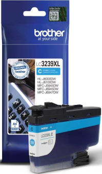 Картридж струйный Brother LC3239XLC голубой (5000стр.) для Brother HL-J6000DW/MFC-J5945DW - купить недорого с доставкой в интернет-магазине
