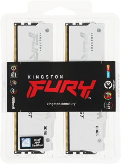 Память DDR5 2x16GB 6400MHz Kingston KF564C32BWAK2-32 Fury Renegade RGB RTL Gaming PC5-51200 CL32 DIMM 288-pin 1.4В kit single rank с радиатором Ret - купить недорого с доставкой в интернет-магазине