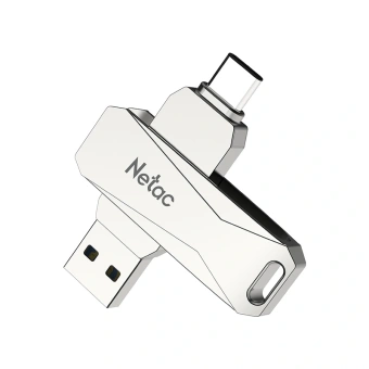 Флеш Диск Netac 32GB U782C NT03U782C-032G-30PN USB3.0 серебристый - купить недорого с доставкой в интернет-магазине