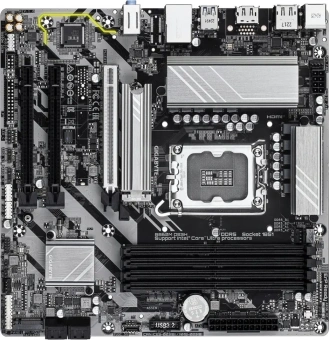 Материнская плата Gigabyte B860M DS3H Soc-1851 Intel B860 4xDDR5 mATX AC`97 8ch(7.1) 2.5Gg RAID+HDMI+DP - купить недорого с доставкой в интернет-магазине