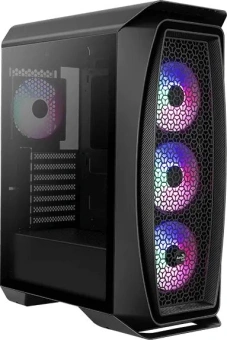 Корпус Aerocool Aero One Frost-G-BK-v1 черный без БП ATX 4x120mm 2x140mm 2xUSB3.0 audio bott PSU - купить недорого с доставкой в интернет-магазине