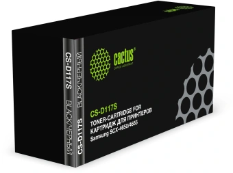 Картридж лазерный Cactus CS-D117S MLT-D117S черный (2500стр.) для Samsung SCX-4650/4655 - купить недорого с доставкой в интернет-магазине