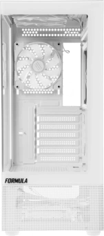 Корпус Formula Crystal Z1 PLUS белый без БП ATX 2x120mm 2xUSB2.0 1xUSB3.0 audio bott PSU - купить недорого с доставкой в интернет-магазине