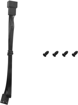 Вентилятор для корпуса Deepcool FD12 V2 120х120x25 черный 4-pin 35.6дБ (R-FD12V2-BKNPN1-G) Ret - купить недорого с доставкой в интернет-магазине