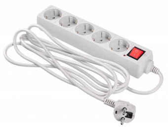 Сетевой фильтр Buro 500SL-3-G 3м (5 розеток) серый (пакет ПЭ) - купить недорого с доставкой в интернет-магазине