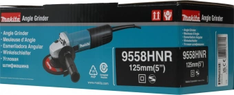 Углошлифовальная машина Makita 9558HNRZ 840Вт 11000об/мин рез.шпин.:M14 d=125мм - купить недорого с доставкой в интернет-магазине