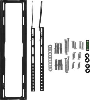 Кронштейн для телевизора Hyundai GL-S3 черный 32"-85" макс.45кг настенный фиксированный - купить недорого с доставкой в интернет-магазине