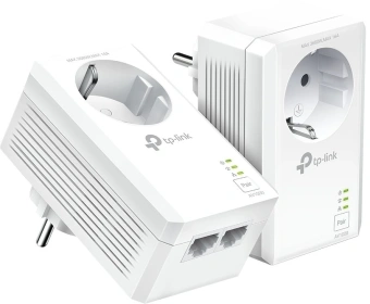 Сетевой адаптер Powerline TP-Link TL-PA7027P Kit Gigabit Ethernet - купить недорого с доставкой в интернет-магазине