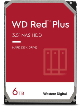 Жесткий диск WD SATA-III 6TB WD60EFZX NAS Red Plus (5640rpm) 128Mb 3.5" - купить недорого с доставкой в интернет-магазине