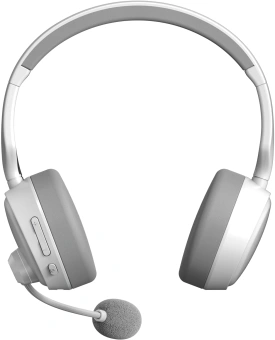 Наушники с микрофоном A4Tech BH230 белый/серый мониторные BT оголовье (BH230 WHITE) - купить недорого с доставкой в интернет-магазине