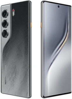 Смартфон Tecno Camon 40 Pro 5G 256Gb 8Gb черный моноблок 3G 4G 2Sim 6.78" 1080x2436 Android 15 50Mpix 802.11 a/b/g/n/ac/ax NFC GPS GSM900/1800 GSM1900 Protect FM - купить недорого с доставкой в интернет-магазине