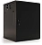 Шкаф коммутационный Hyperline (TWB-2766-SR-RAL9004) настенный 27U 600x600мм пер.дв.стал.лист 2 бок.пан. 60кг черный 520мм 180град. 1304мм IP20 сталь