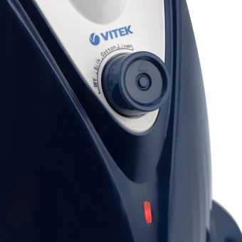 Отпариватель напольный Vitek VT-2437 1800Вт синий/белый - купить недорого с доставкой в интернет-магазине