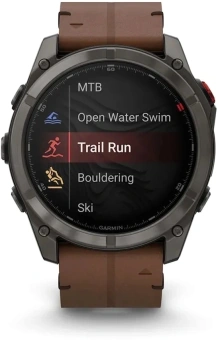 Смарт-часы Garmin Fenix 8 Pro 1.4" AMOLED корп.серый рем.песочный (010-03199-40) - купить недорого с доставкой в интернет-магазине