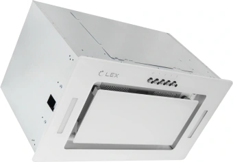 Вытяжка встраиваемая Lex GS Bloc G 600 WH белый управление: кнопочное (1 мотор) - купить недорого с доставкой в интернет-магазине
