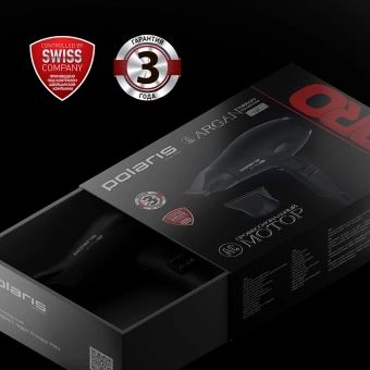 Фен Polaris PHD 2099ACi 2000Вт черный - купить недорого с доставкой в интернет-магазине