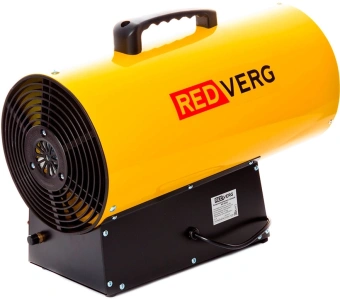 Тепловая пушка газовая RedVerg RD-GH33 3300Вт желтый/черный - купить недорого с доставкой в интернет-магазине