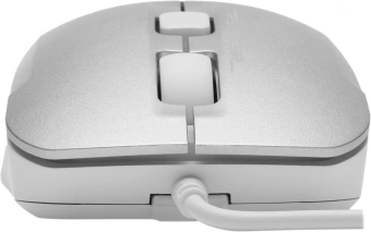 Мышь A4Tech Fstyler FM26S серебристый/белый оптическая 1600dpi silent USB для ноутбука 4but (FM26S USB (ICY WHITE)) - купить недорого с доставкой в интернет-магазине