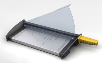 Резак сабельный Fellowes Fusion CRC-5410901 (FS-54109) A3/10лист./455мм/ручн.прижим/защитный экран - купить недорого с доставкой в интернет-магазине