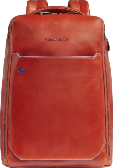 Рюкзак мужской Piquadro Blue Square CA6591B2/CU4 табачный кожа - купить недорого с доставкой в интернет-магазине