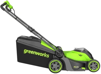 Газонокосилка роторная Greenworks GD40LM411 (2521007) - купить недорого с доставкой в интернет-магазине