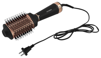 Фен-щетка Hyundai H-HB0115 1200Вт черный - купить недорого с доставкой в интернет-магазине