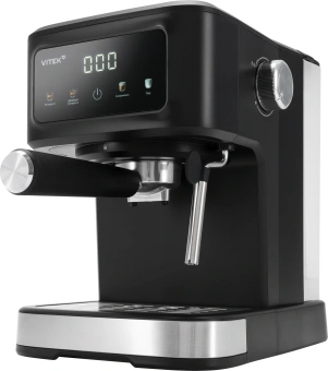 Кофеварка рожковая Vitek VT-CME1500 1100Вт черный - купить недорого с доставкой в интернет-магазине