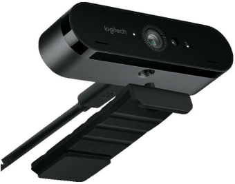 Камера Web Logitech Brio черный 13Mpix (4096x2160) USB3.0 с микрофоном (960-001107) - купить недорого с доставкой в интернет-магазине