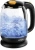 Чайник электрический Kitfort КТ-625-4 1.7л. 2200Вт черный/желтый корпус: стекло/пластик - купить недорого с доставкой в интернет-магазине