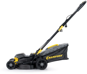 Газонокосилка роторная Champion EM3414 1400Вт - купить недорого с доставкой в интернет-магазине