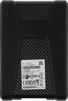 Жесткий диск A-Data USB3.0 2TB AHD650-2TU31-CBK HD650 DashDrive Durable 2.5" черный - купить недорого с доставкой в интернет-магазине