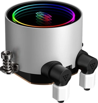 Система водяного охлаждения PcCooler DA240 WH ARGB Soc-AM5/AM4/1200/1700/1851 белый 4-pin 33.8dB Al 270W Ret (DA240-WHAWXX-GL) - купить недорого с доставкой в интернет-магазине